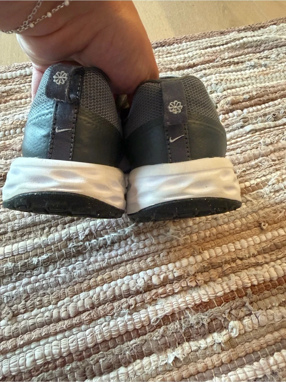 Nike Revolution 6 Gray Running Shoes Kids Size 1Y